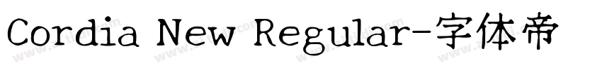 Cordia New Regular字体转换